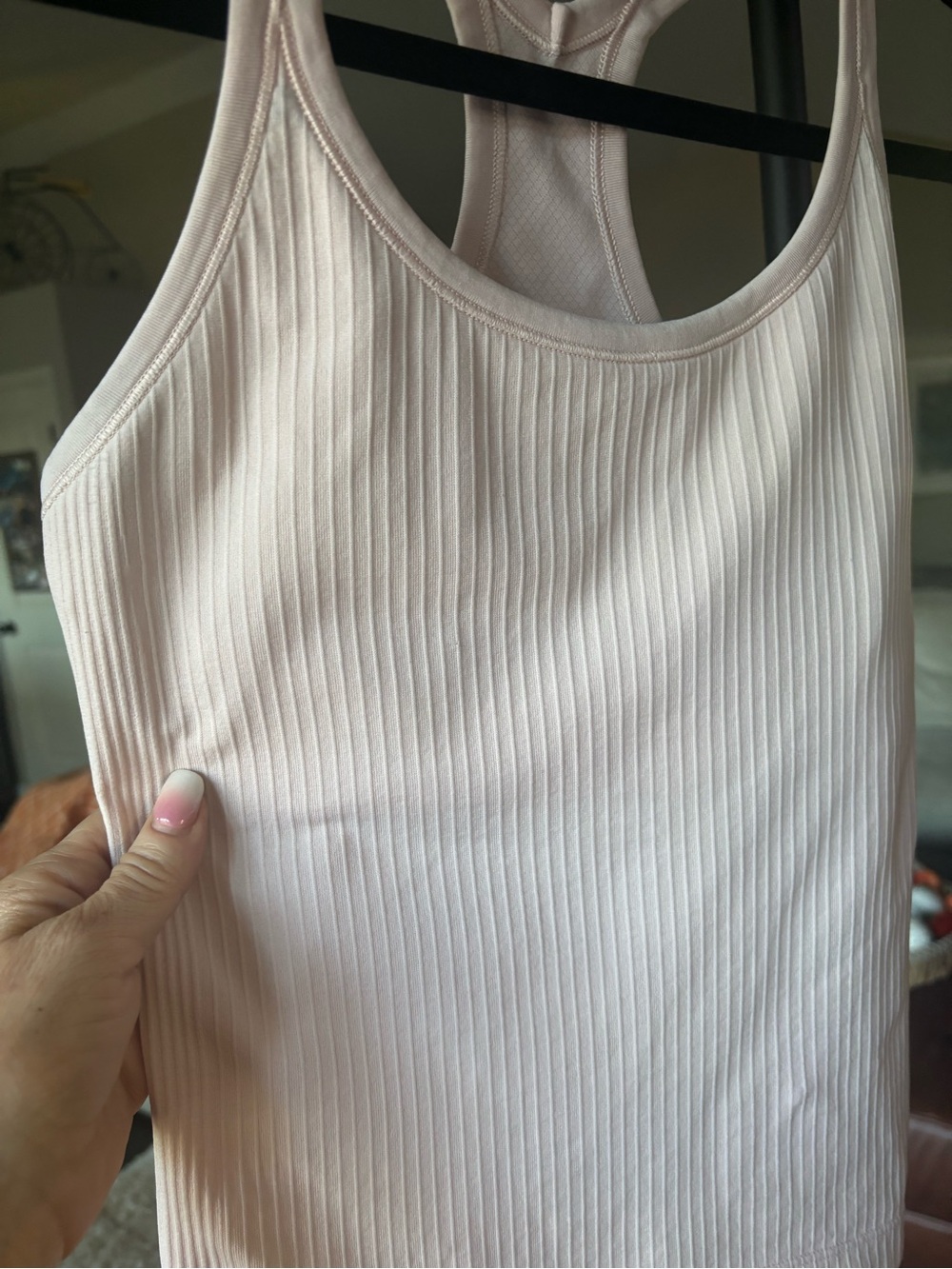 lululemon athletica Soft Pink Ribbed Racerback Tank - Picture 4 of 4